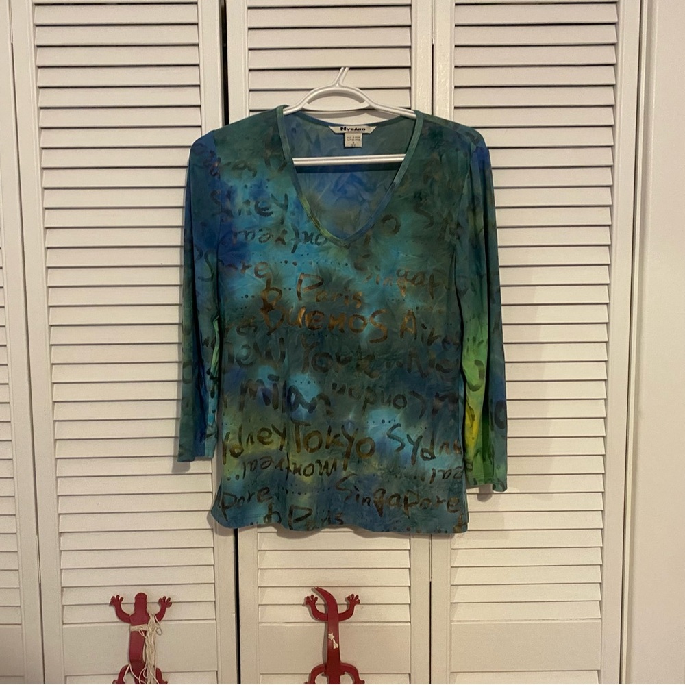 Nygard Patterned Y2K Fashionable Long Sleeve